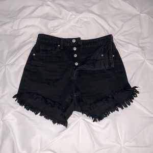 Wild Fable, Size 2, Highest Rise Black Shorts